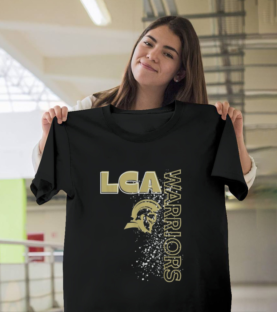 LCA Warriors Gold Helmet Spartans T-Shirt