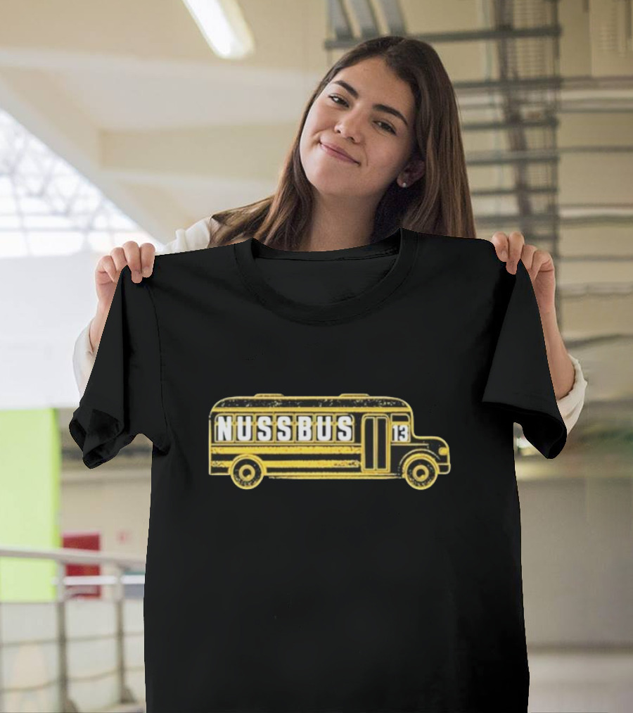 Matt Flynn Nuss Bus 13 Black and Yellow T-Shirt