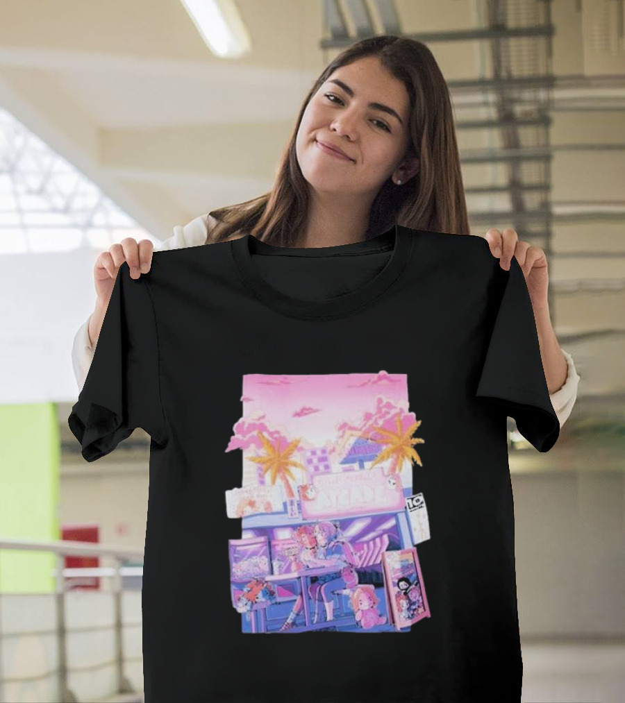 Game Grumps Arcade Neon Palm Trees T-Shirt