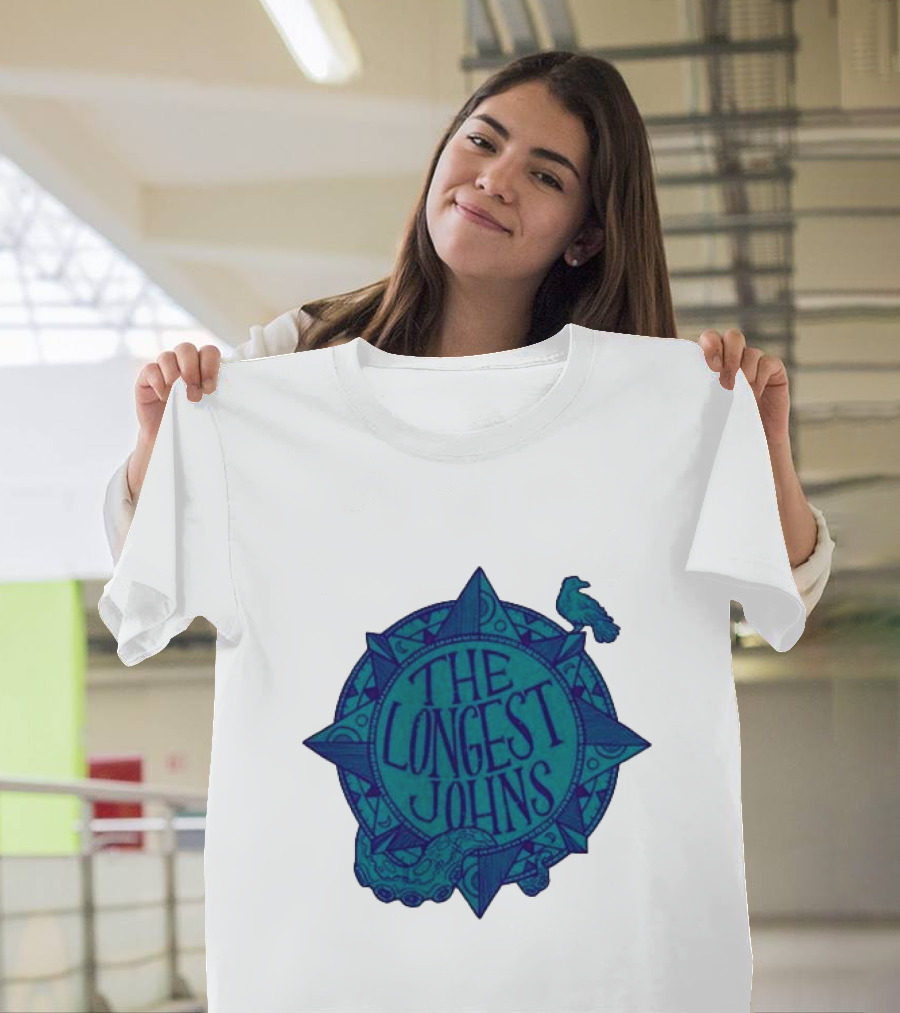 The Longest Johns Octopus Compass Jade T-Shirt