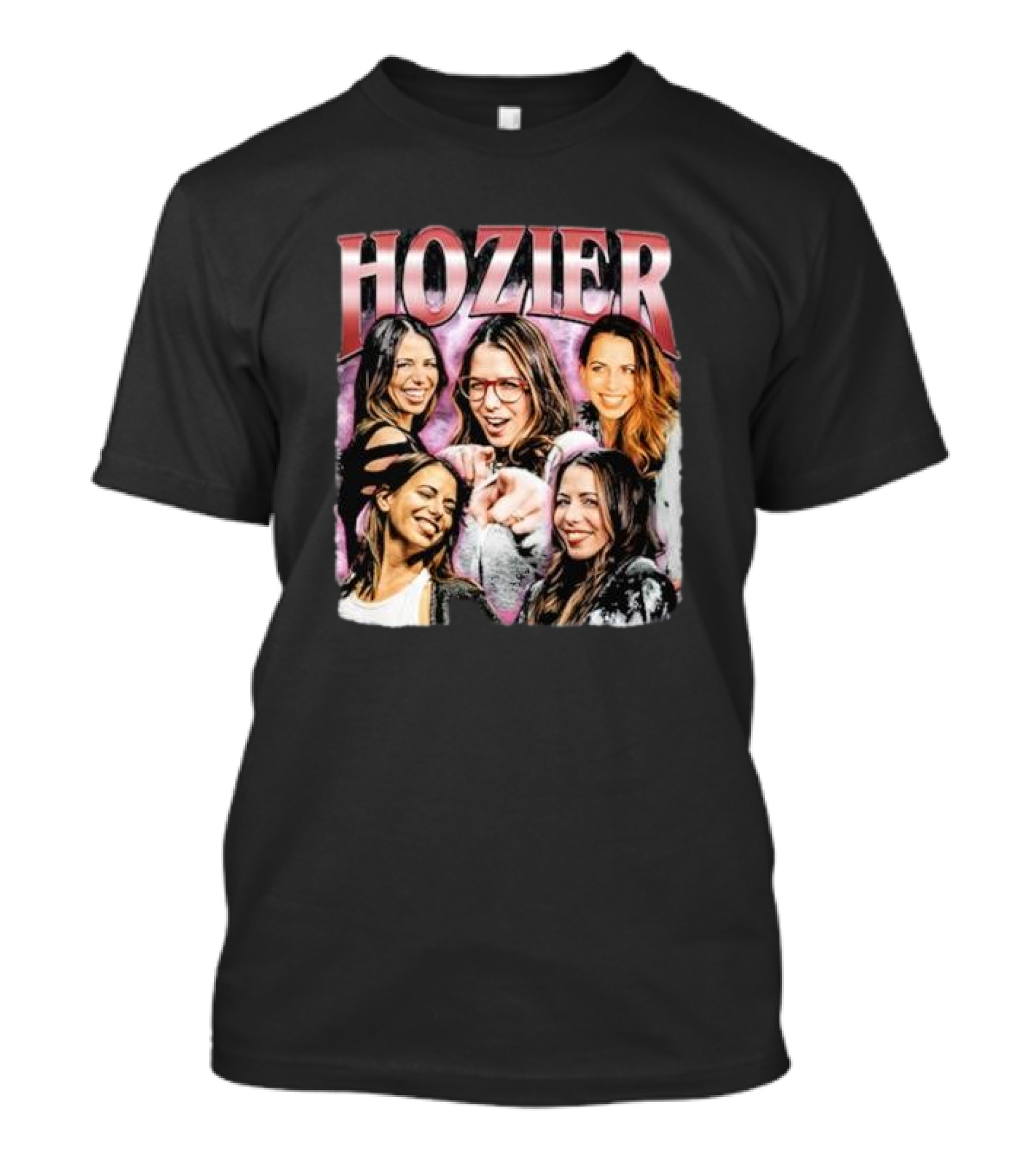 Hozier Melodyprints Laura Smiling Women Collage T-Shirt
