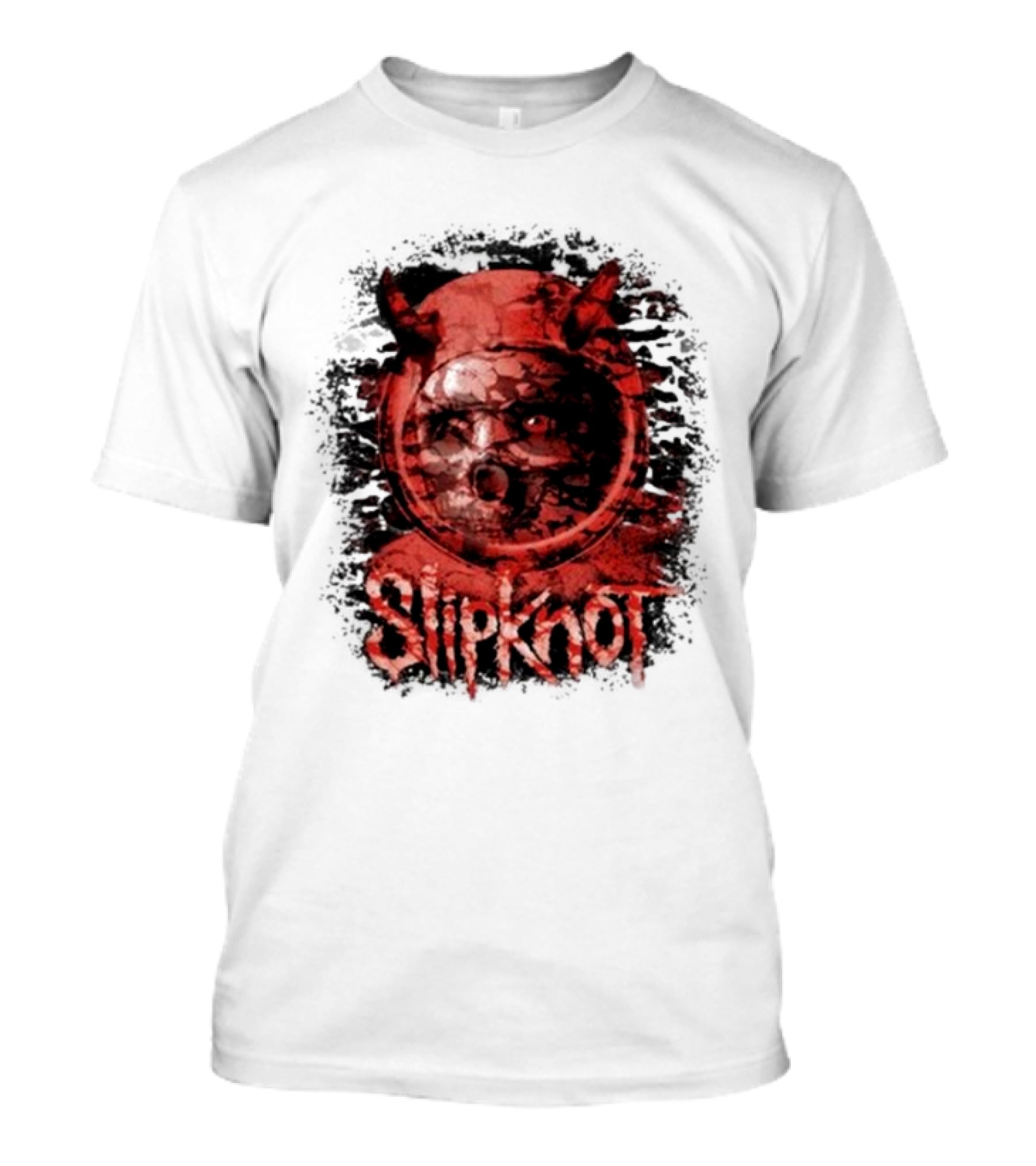 Slipknot Heller Air Capsule 001 Distorted Devil Mask T-Shirt