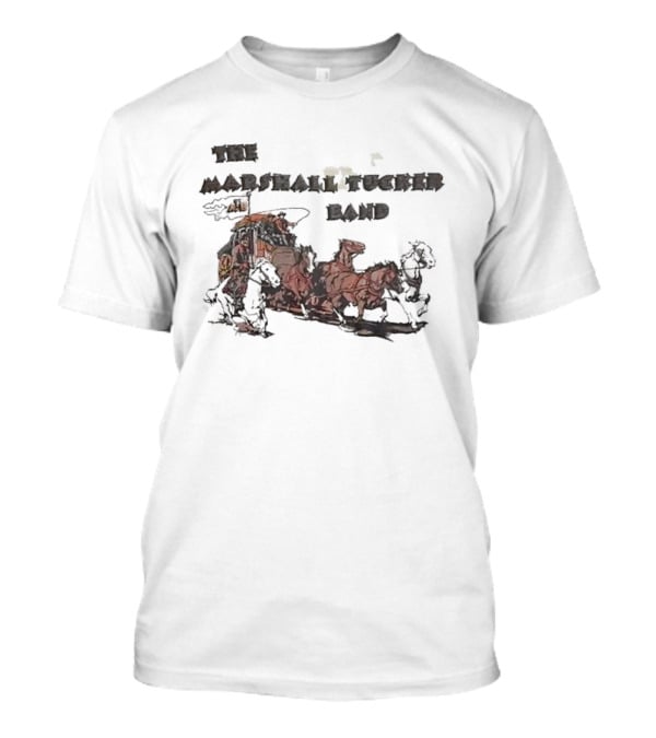 The Marshall Tucker Band Stagecoach Western Scene T-Shirt