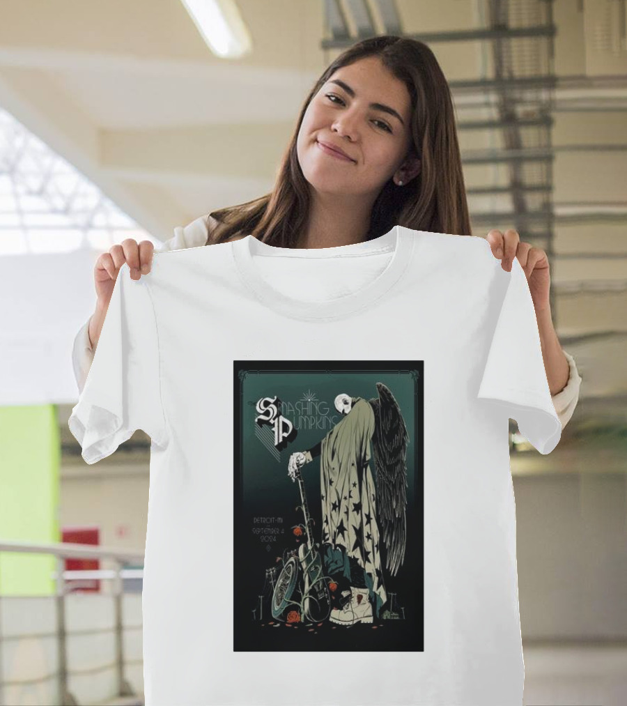 Smashing Pumpkins SP Detroit MI September 4 2024 Comerica Park T-Shirt
