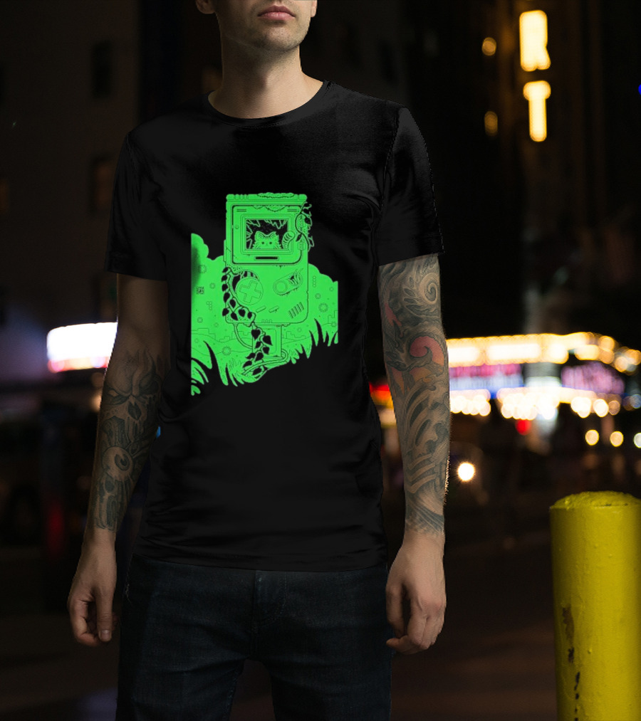 Abandoned Glow Retro Creature Drew Wise T-Shirt