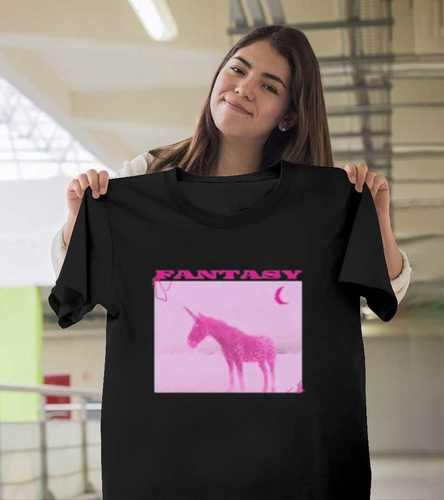 Fantasy Pink Unicorn Indigo De Souza T-Shirt