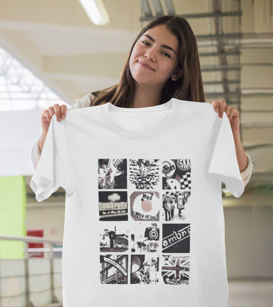 Lambretta Mod A Way of Life Target Scooter T-Shirt
