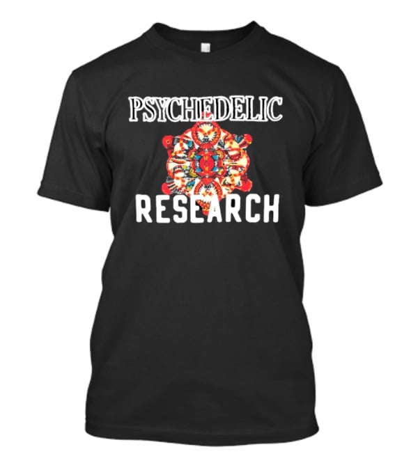 PSYCHEDELIC RESEARCH Colorful Mandala T-Shirt