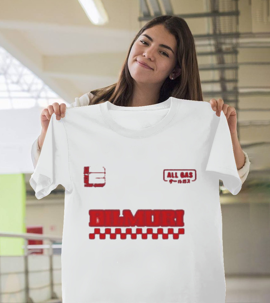 Bilmuri All Gas Racing 2024 Checkered Flag T-Shirt