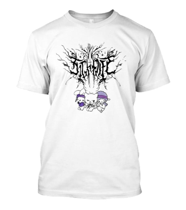Nightlife Lavender Sanrio Characters Gothic T-Shirt