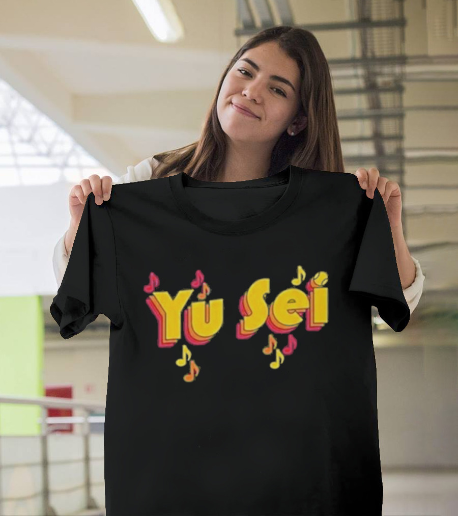 Yu Sei Kikuchi You Say Stay Music Notes T-Shirt