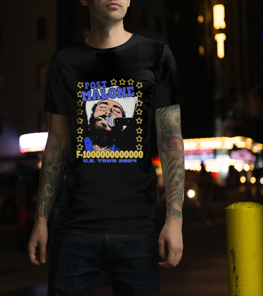 Post Malone F-1000000000000 U.S. Tour T-Shirt