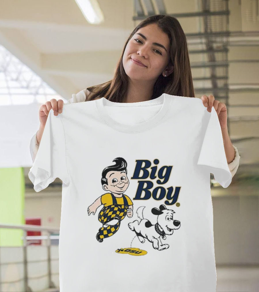 Big Boy OSU Checker Outfit and Nugget Team Rivalry T-Shirt