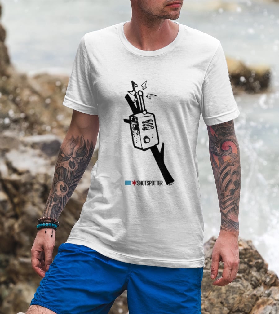 Raymond Lopez Walkie-Talkie Shotspotter Broken Signal T-Shirt