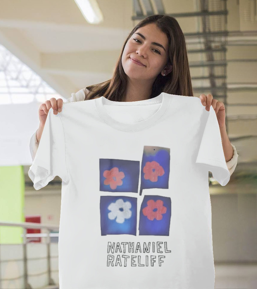 Nathaniel Rateliff Red and Yellow Flowers T-Shirt