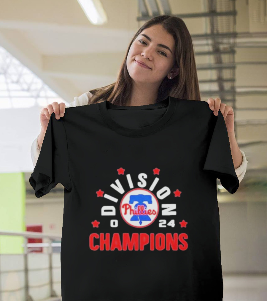 Phillies Division Champions 2024 Liberty Bell T-Shirt