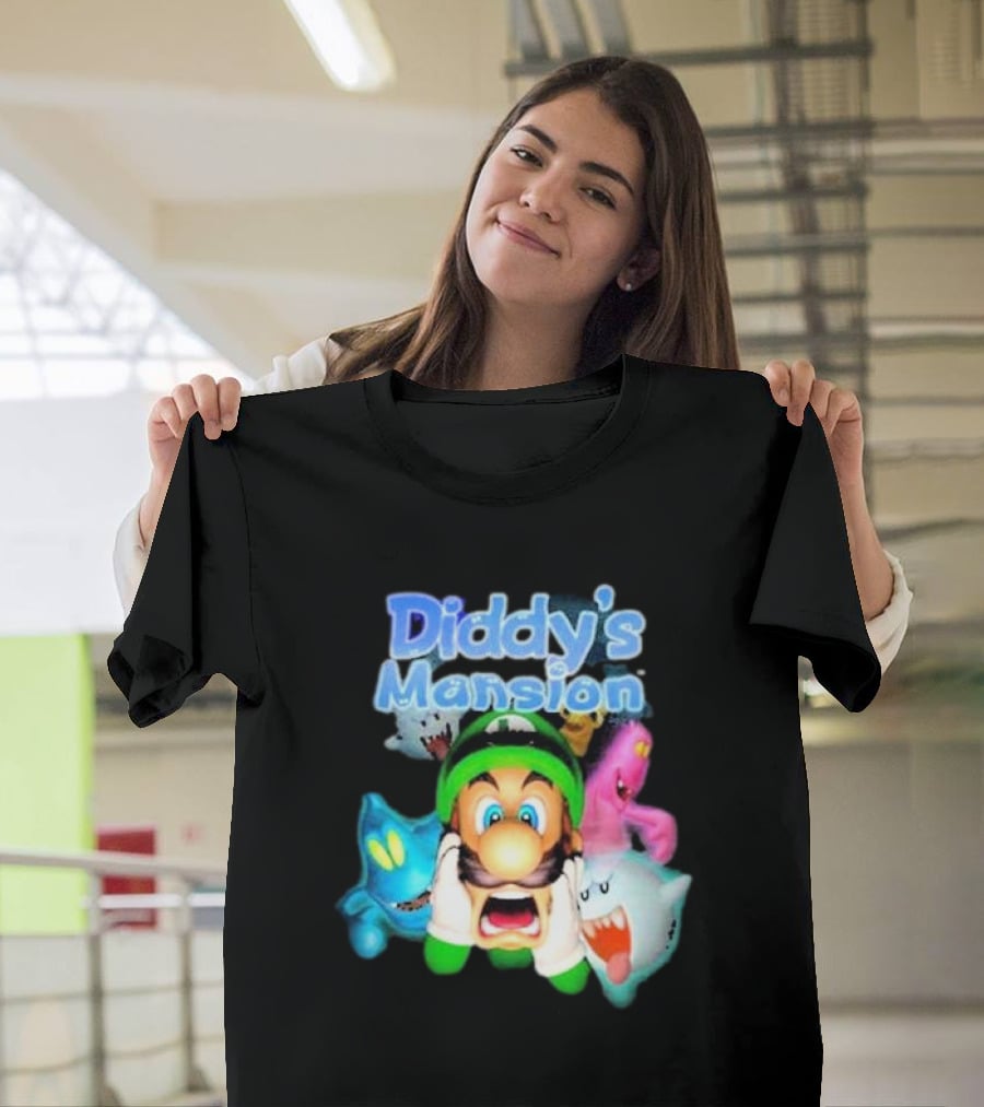 Diddy's Mansion Luigi Ghost Adventure T-Shirt