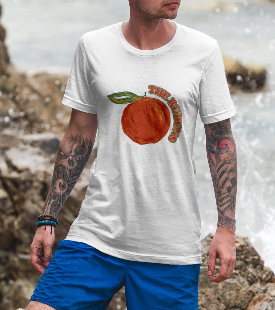 The Rubens Orange Artwork Soda T-Shirt