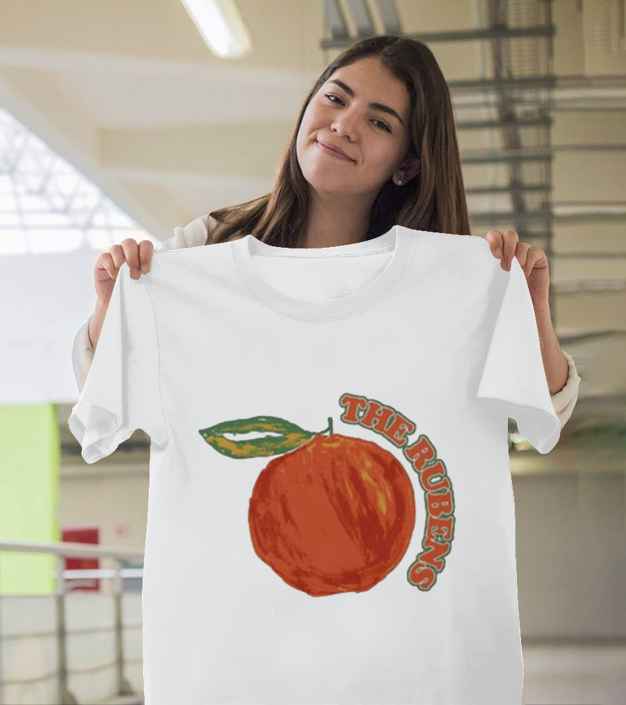 The Rubens Orange Artwork Soda T-Shirt