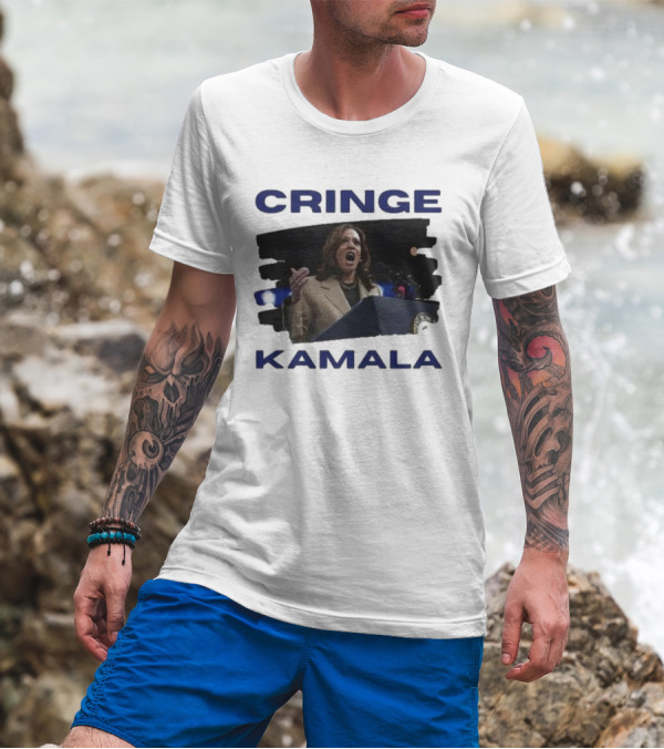 Cringe Kamala Parody Harris Comrade Meme Trump Maga Usa Dnc Gop Debate T-Shirt