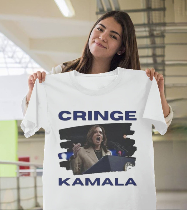 Cringe Kamala Parody Harris Comrade Meme Trump Maga Usa Dnc Gop Debate T-Shirt