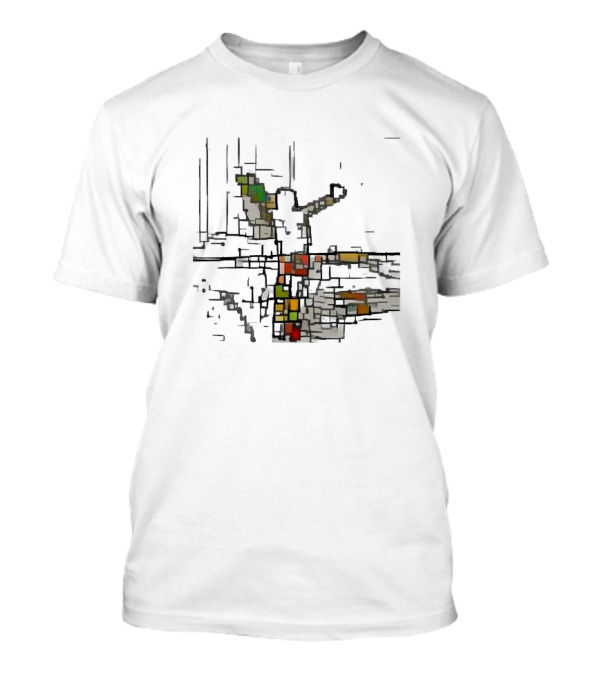 Expressive Xpressive 2024 Mondrian-Inspired Abstract T-Shirt