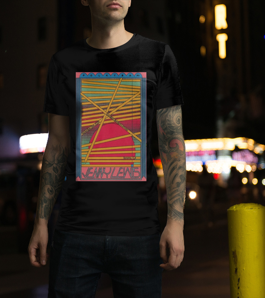Folkyeah Jenny Lewis Sonoma CA September 26 2024 Gundlach Bundschu Winery Psychedelic Sunburst T-Shirt