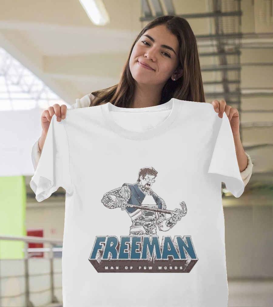 Freeman Man Of Few Words Crowbar Hero T-Shirt