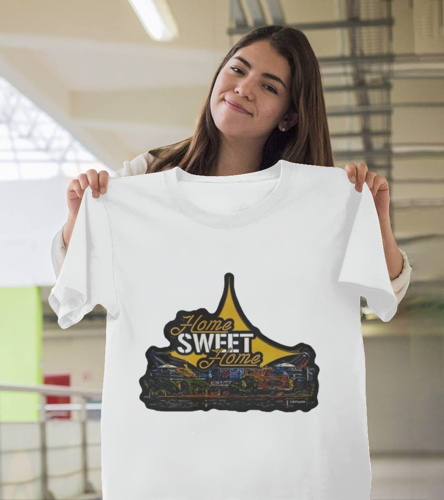 Home Sweet Home Custom Car Art Neon Sign T-Shirt