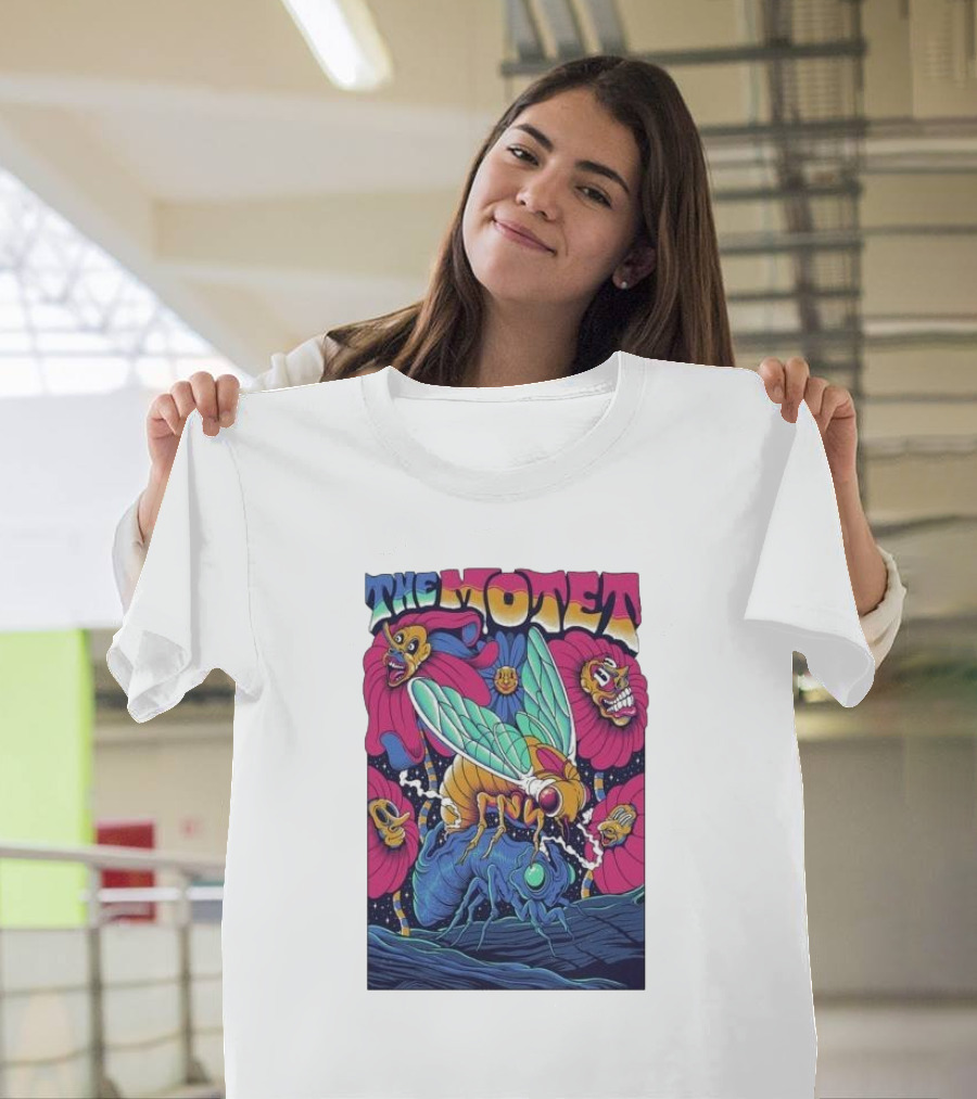 The Motet Psychedelic Insect Art Frisco Co December 31 2024 Event T-Shirt