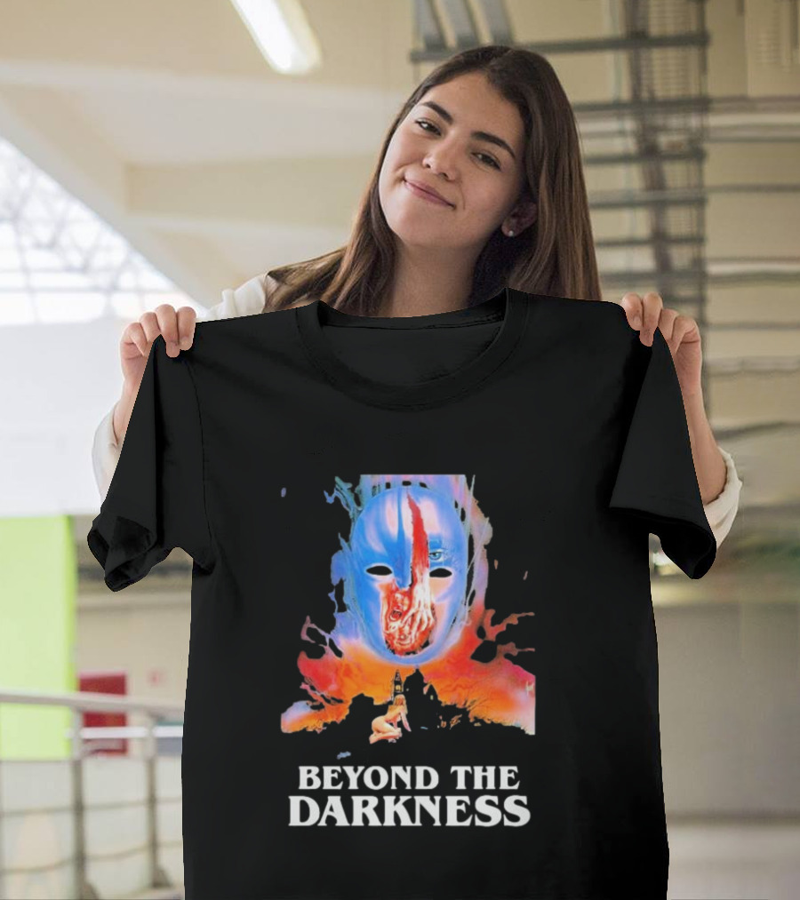 Beyond The Darkness Surreal Mask And Crimson T-Shirt