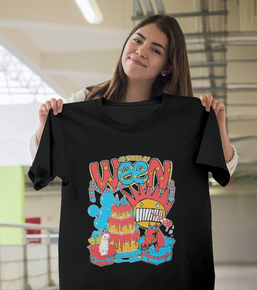 Ween 40 Years of Ween 40th Anniversary Tour T-Shirt