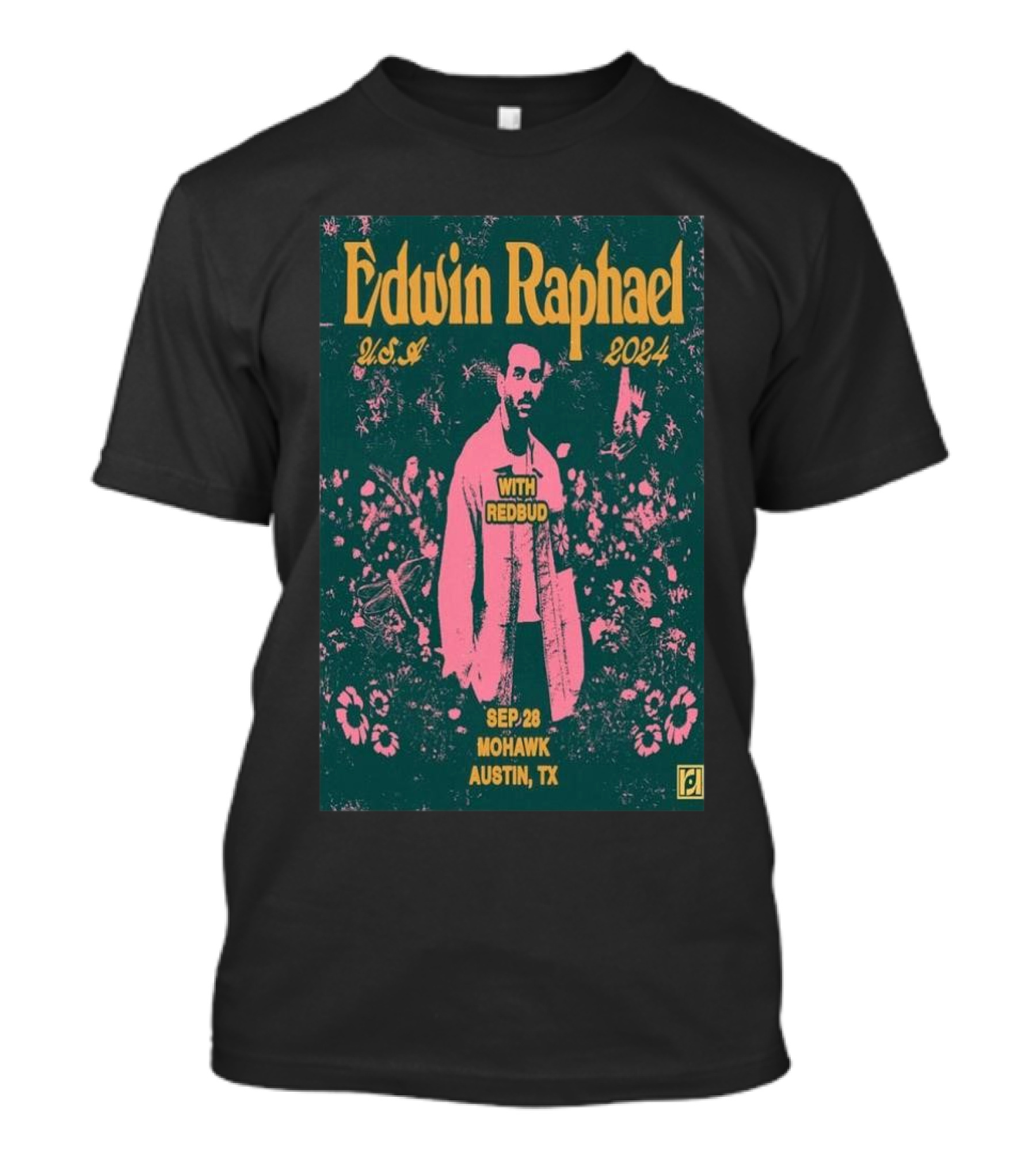 Edwin Raphael USA 2024 With Redbud Sep 28 Mohawk Austin TX T-Shirt