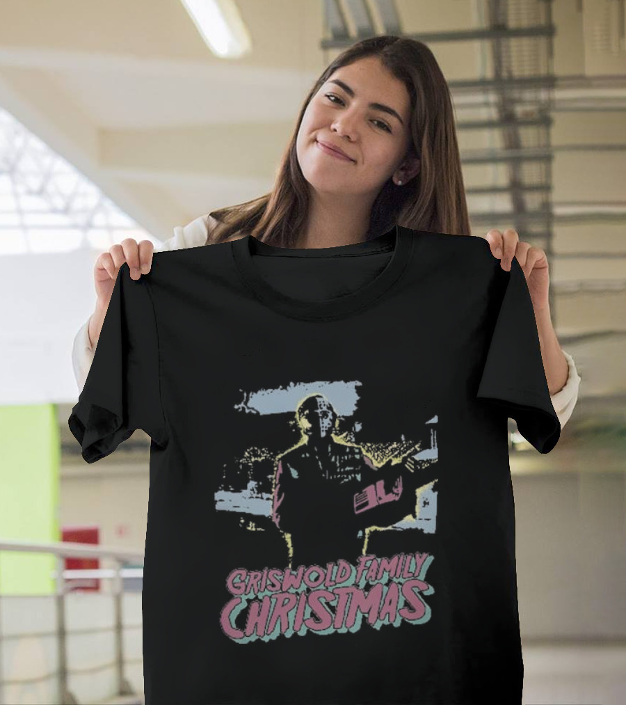 Griswold Family Christmas With Jason Voorhees Holiday Mashup T-Shirt
