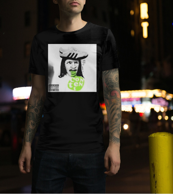 Parental Advisory Content Members Show Album I Did This Luke Shoe T-Shirt