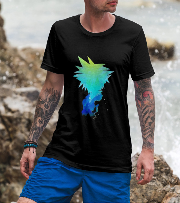 The Key Donnie Spiky Neon Profile T-Shirt