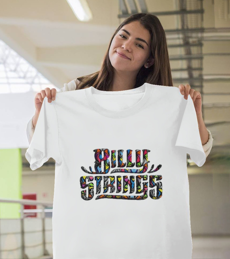 Billy Strings Vibrant Patterned T-Shirt