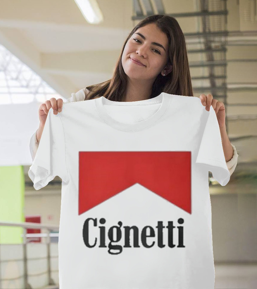 Cignetti Red Chevron Logo Design Joe Buck T-Shirt