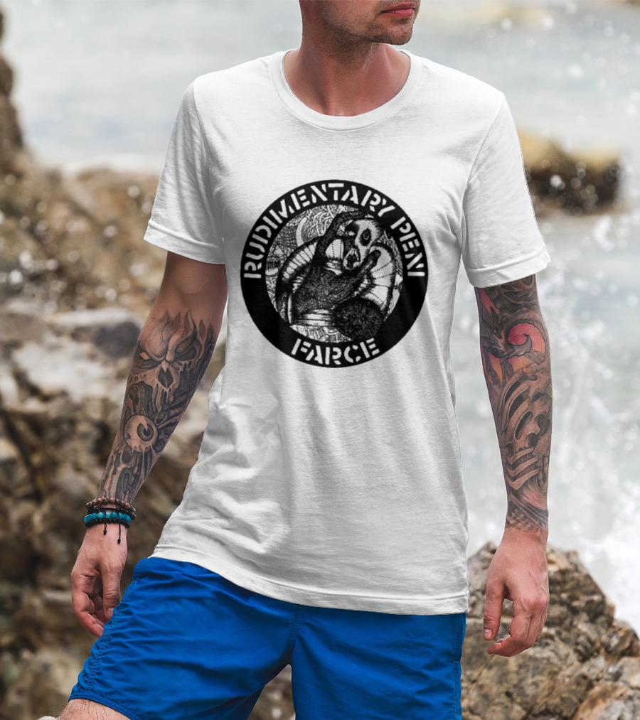 Rudimentary Peni Farce Album T-Shirt