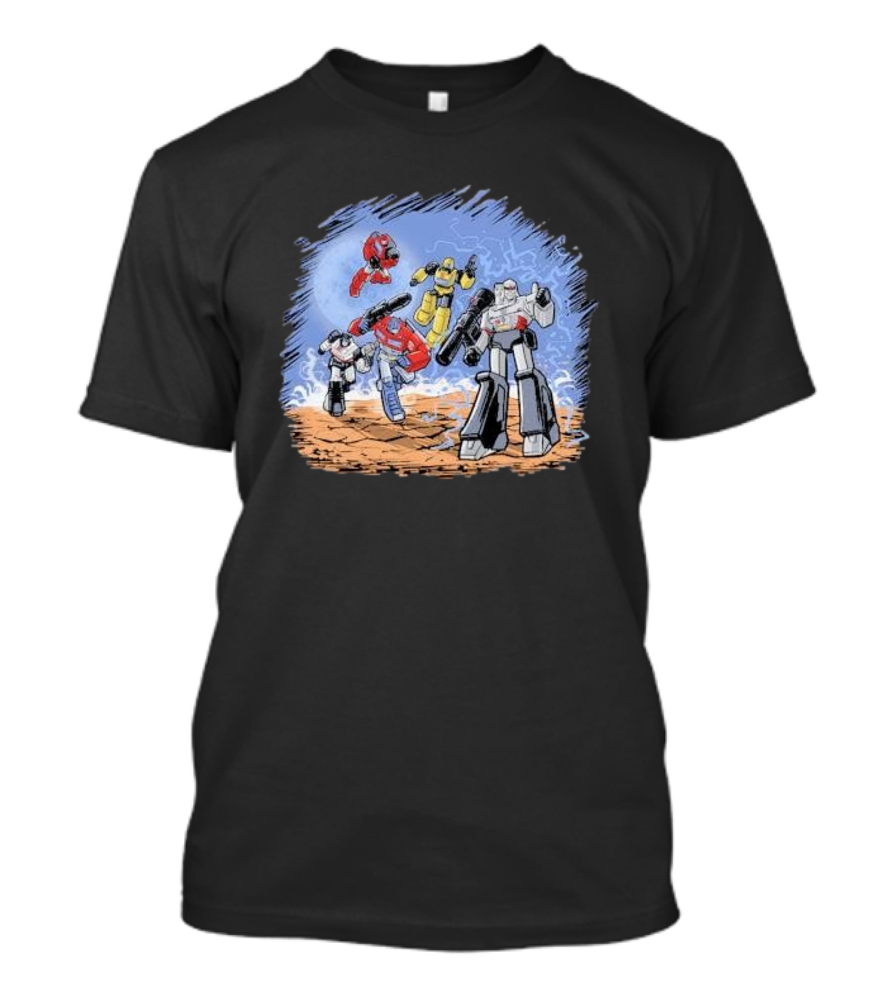 Zascanauta Bots Comic Book Style Animation Cover T-Shirt