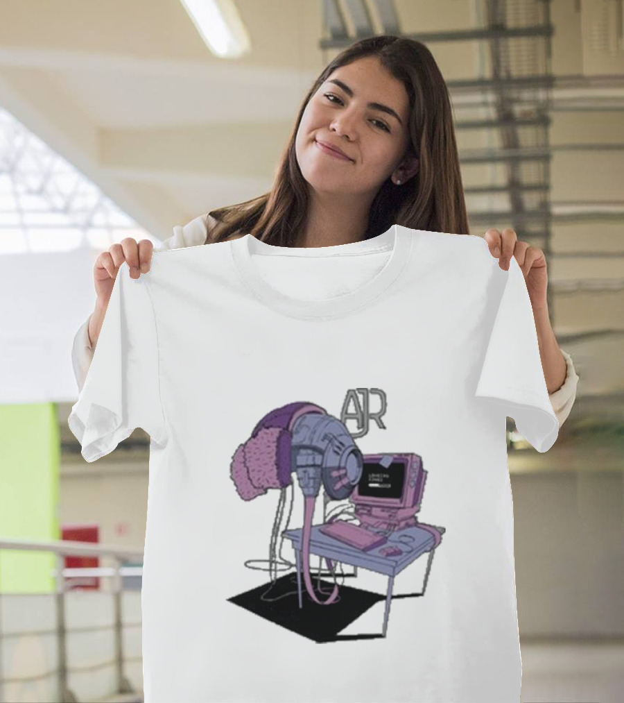 AJR Loading Songs Concert Retro Computer Setup T-Shirt