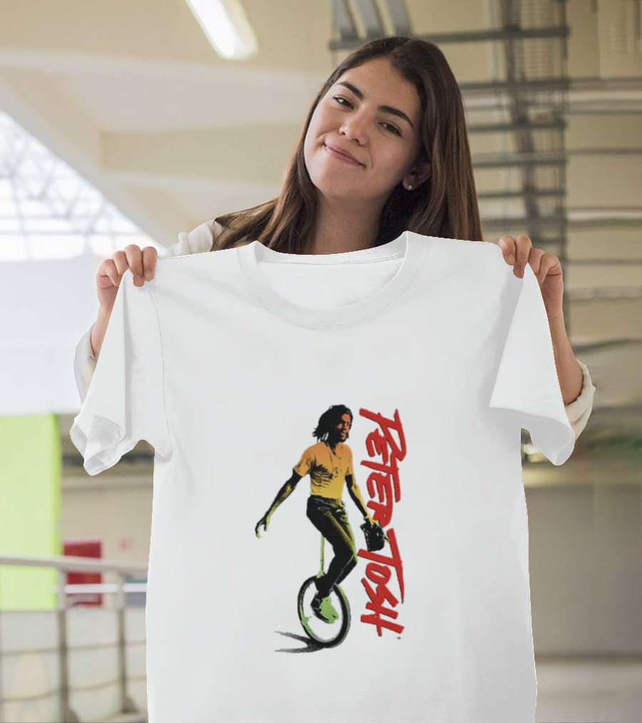 Peter Tosh Unicycle Ride Musician T-Shirt