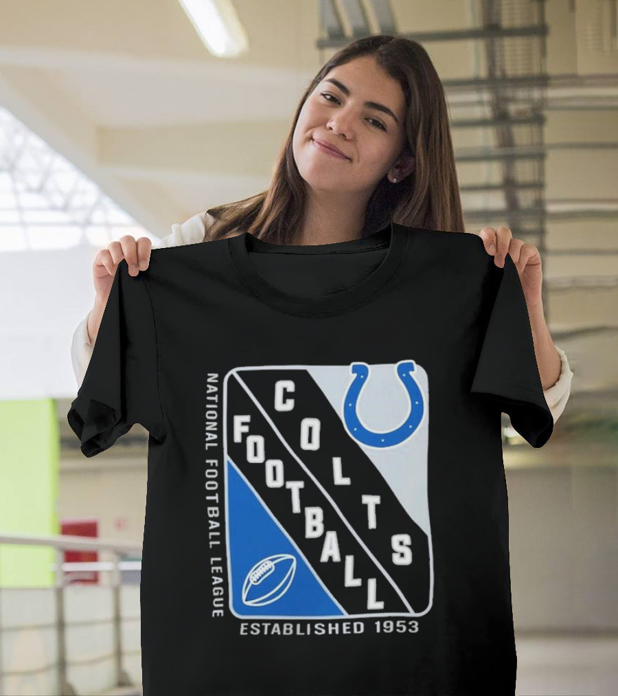NATIONAL FOOTBALL LEAGUE COLTS FOOTBALL ESTABLISHED 1953 T-Shirt