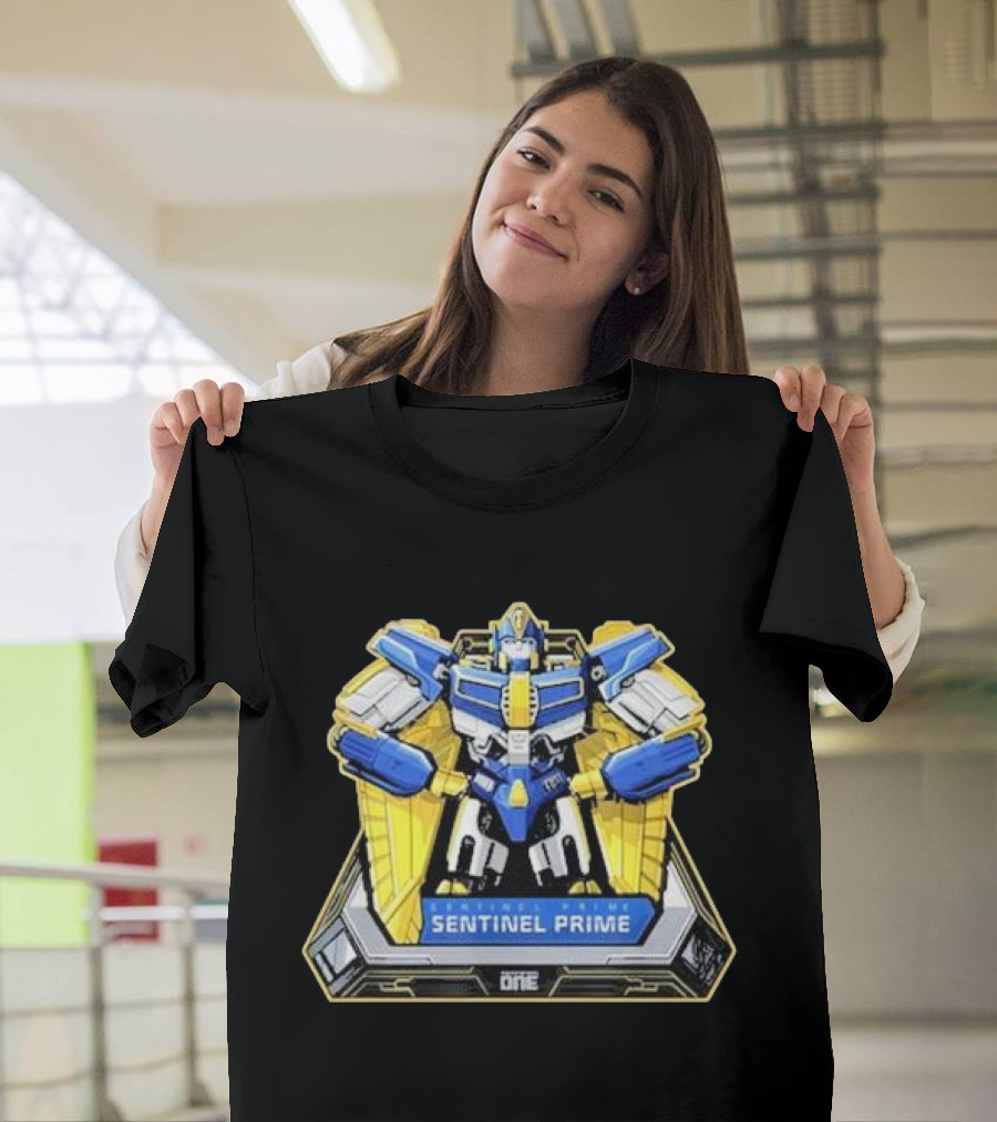 Visit The Transformers One Iconic Sentinel Prime Retro T-Shirt