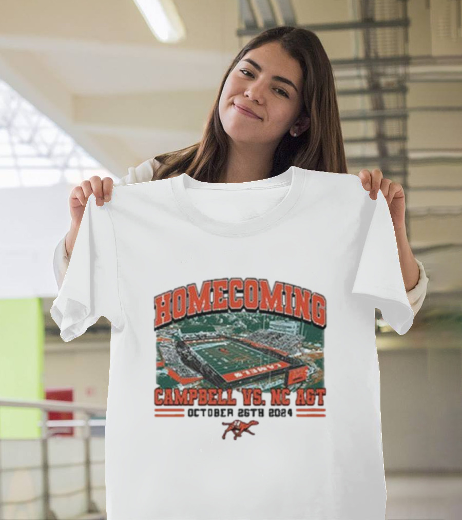 Homecoming Campbell Vs NC A&T October 26th 2024 Football Stadium Game Day Event T-Shirt