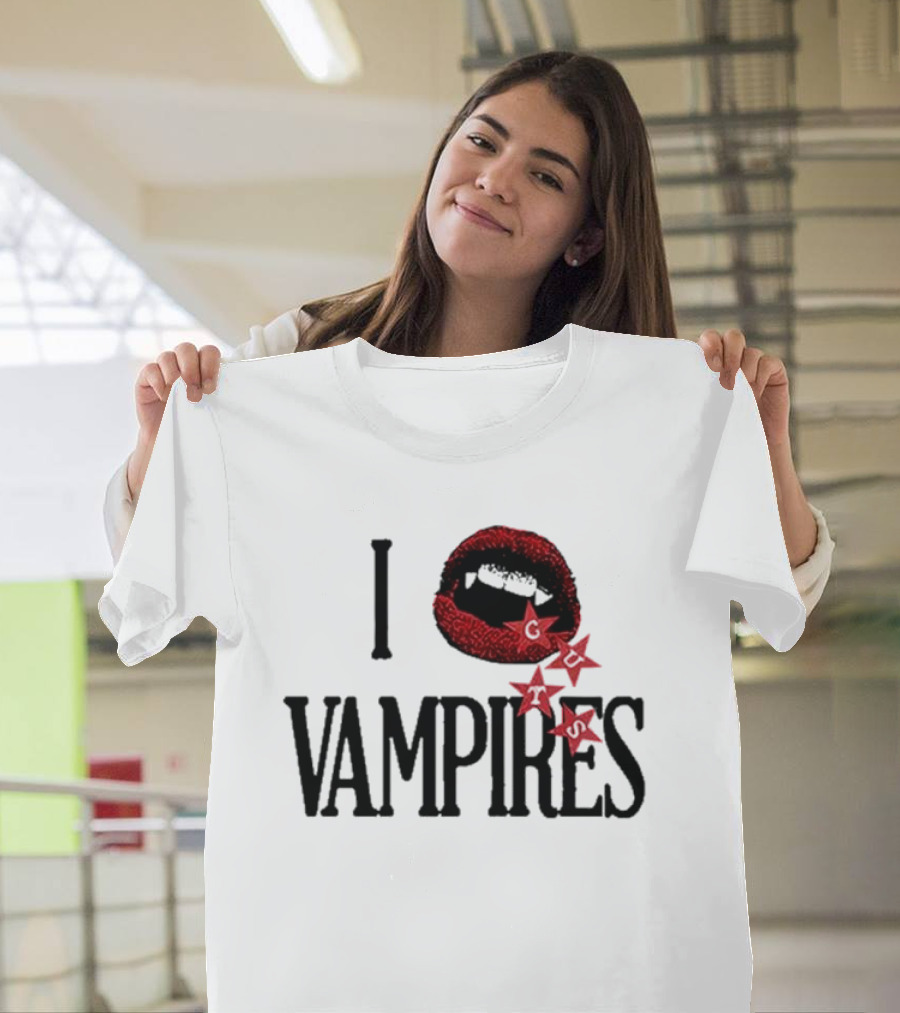Oliviarodrigo I Love Vampires Guts Lover T-Shirt