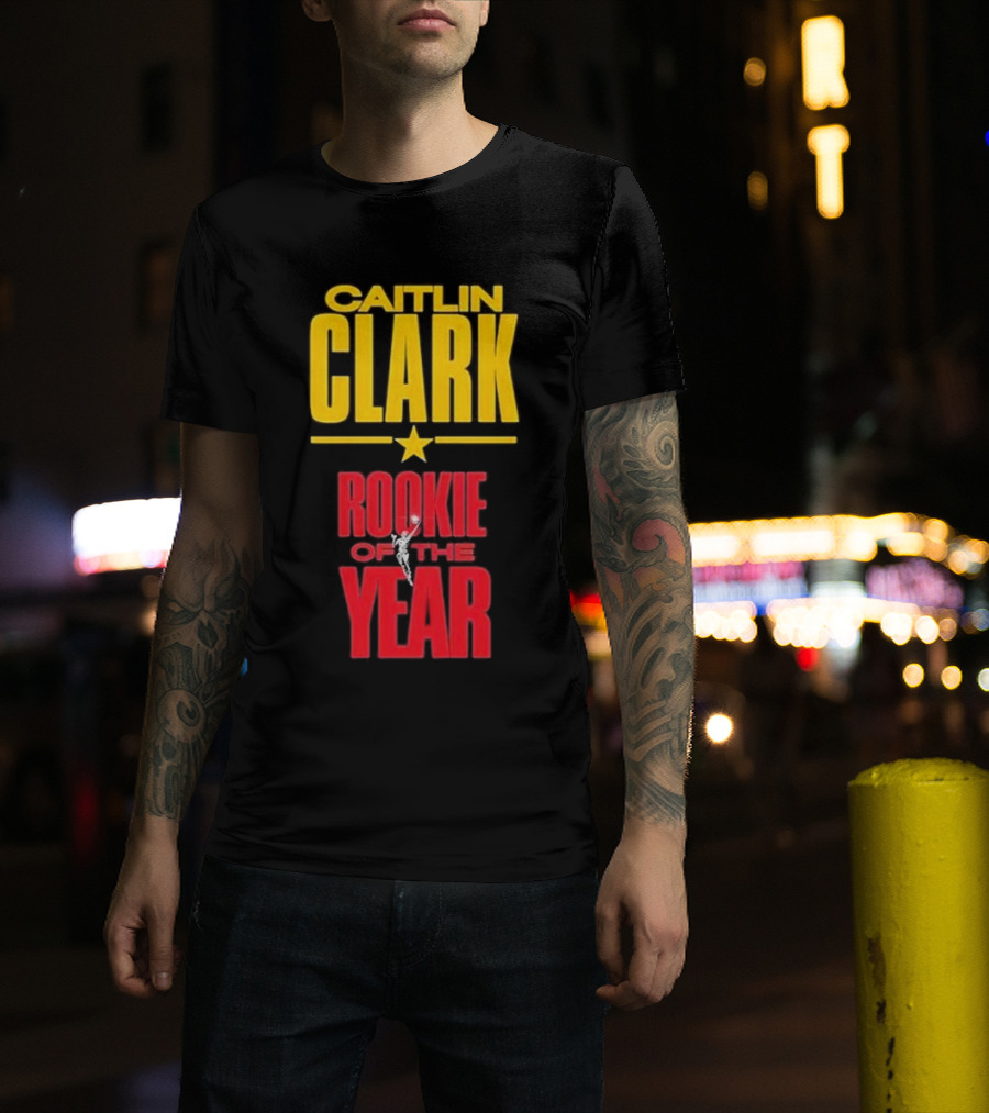 Caitlin Clark Rookie Of The Year Star Athletic Achievement 24 T-Shirt