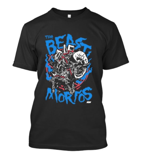 The Beast Mortos Aew Chain Skull T-Shirt