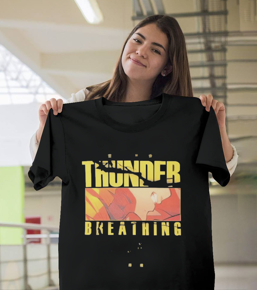 Thunder Breathing First Form Thunderclap and Flash Anime T-Shirt