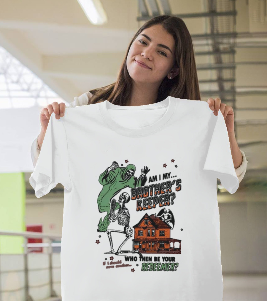 Rainbow Kitten Surprise Store Ghoul Am I My Brother’s Keeper Redeemer Halloween T-Shirt